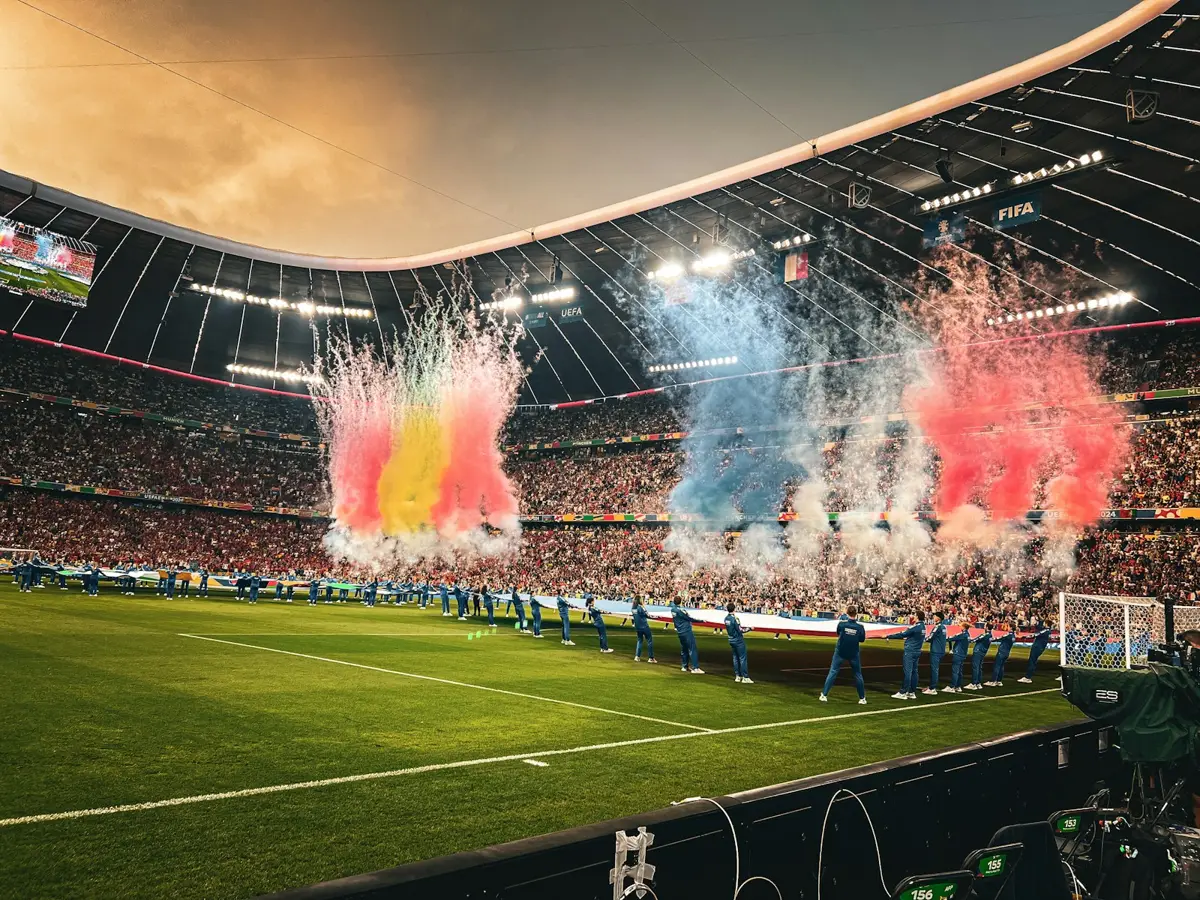 Opening ceremony before Spain vs France at Euro 2024 in Munich (photo by Johannes Hübner on Unsplash)